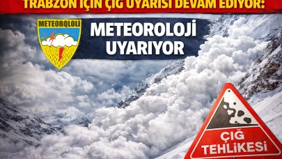 Trabzon için çığ uyarısı devam ediyor: Meteoroloji uyarıyor