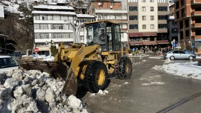 Murgul'da Karla Mücadele Çalışmaları Hız Kazandı, Ulaşım Sorunları Gideriliyor