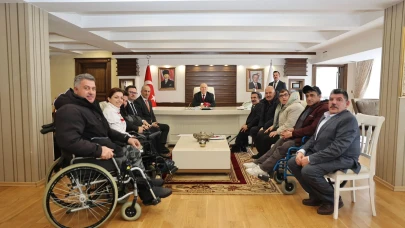 Erzurum'da Engelleri Aşmak İçin Ortak Adım: Başkan Sekmen, Sakatlar Derneği ile İşbirliğine Devam Ediyor