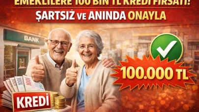 Emeklilere 100 Bin TL Kredi Fırsatı! Şartsız ve Anında Onayla