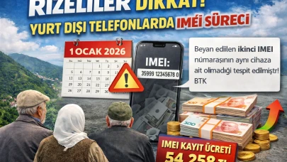 Rizeliler Dikkat! Yurt Dışı Telefonlarda IMEI Süreci
