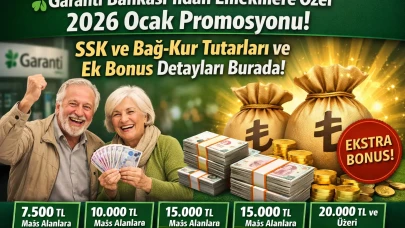 Garanti Bankası'ndan Emeklilere Özel 2026 Ocak Promosyonu! SSK ve Bağ-Kur Tutarları ve Ek Bonus Detayları Burada!