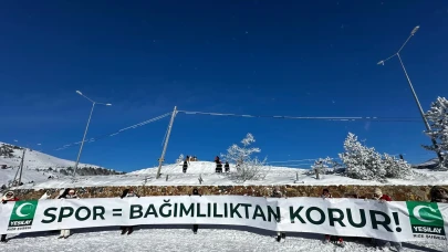 Rize Yeşilay, Zigana Dağları'nda Sağlıklı Yaşam İçin Farkındalık Etkinliği Düzenledi!
