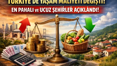 Türkiye'de Yaşam Maliyeti Değişti! En Pahalı ve Ucuz Şehirler Açıklandı!