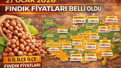 27 Ocak 2026 fındık fiyatları belli oldu