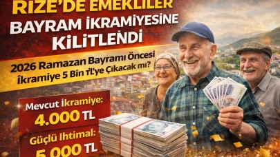 Rize’de Emekliler Bayram İkramiyesine Kilitlendi
