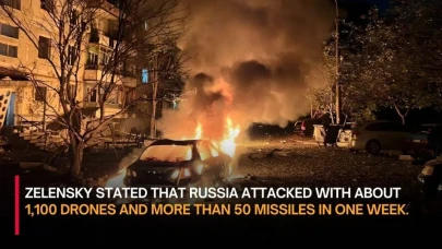 Zelenskiy: Rusya, Son Bir Haftada Ukrayna’ya Yoğun İHA ve Füze Saldırıları Düzenledi