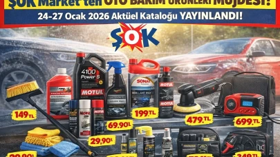 ŞOK Market’ten Oto Bakım Ürünleri Müjdesi! 24-27 Ocak 2026 Aktüel Kataloğu Yayınlandı!