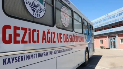 Kayseri'de Gezici Diş Kliniği, kırsalda bin 724 vatandaşa sağlık hizmeti sundu