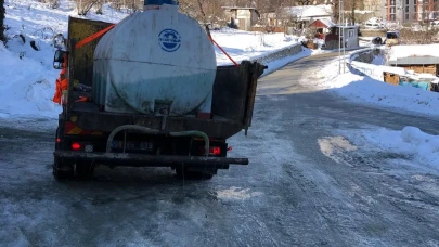 Artvin'de Kış Koşullarına Rağmen Ulaşım Sorunsuz Devam Ediyor