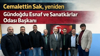 Cemalettin Sak, yeniden Gündoğdu Esnaf ve Sanatkârlar Odası Başkanı
