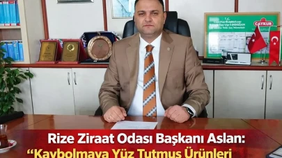 Rize Ziraat Odası Başkanı Aslan: “Kaybolmaya Yüz Tutmuş Ürünleri Yeniden Toprakla Buluşturuyoruz”