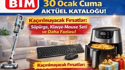 BİM 30 Ocak Cuma Aktüel Kataloğu! Kaçırılmayacak Fırsatlar: Süpürge, Klavye-Mouse Seti ve Daha Fazlası!