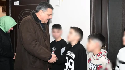 Vali Çiftçi, Hamidiye Çocuk Evi'nde çocuklarla bir araya geldi