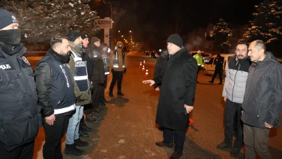 Erzurum'da Asayiş Uygulaması Denetlendi: Güvenlik Vurgusu Yapıldı
