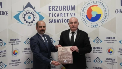 İYİ Parti Erzurum İl Başkanı Öğdük, ETSO Başkanı Özakalın'ı ziyaret etti