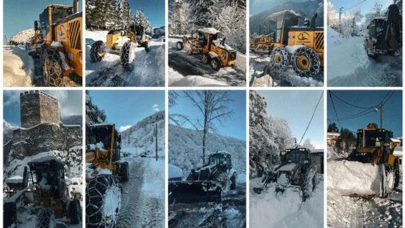 Rize Özel İdare'den Karla Mücadele Çalışmalarında Son Durum Değerlendirmesi
