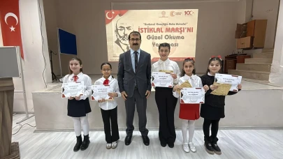 İstiklal Marşı’nı Güzel Okuma Yarışması Gerçekleştirildi