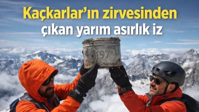 Kaçkarlar’ın zirvesinden çıkan yarım asırlık iz
