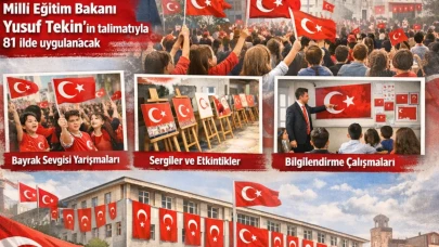 2025-2026 Eğitim Öğretim Yılının İkinci Dönemi 'Bayrak Sevgisi' Temasıyla Başlıyor