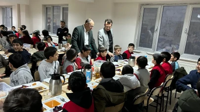 Kaymakam Adıbelli, öğrencilere moral vererek pansiyonu ziyaret etti