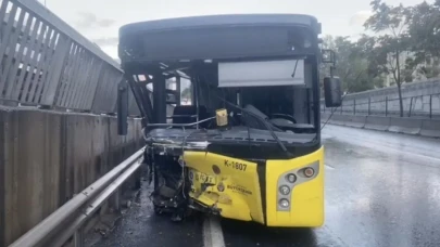 Beykoz’da iki İETT otobüsü çarpıştı: 7 yaralı