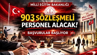 Milli Eğitim Bakanlığı 903 sözleşmeli personel alacak
