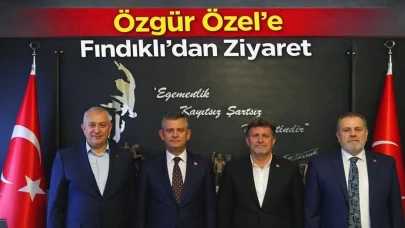 CHP Milletvekili Ocaklı, Fındıklı heyetiyle Özgür Özel'i ziyaret etti