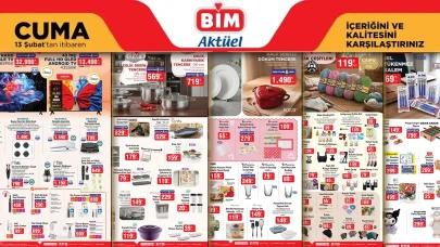 Ne İnternet Ne Teknoloji Mağazası: Samsung A16 9.350 TL, Dev TCL TV 32.990 TL Fiyatıyla 13 Şubat BİM Kataloğunda!