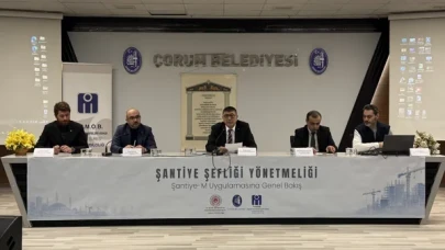 Çorum'da İnşaat Sektörüne Yönelik Şantiye Şefliği Semineri Gerçekleşti