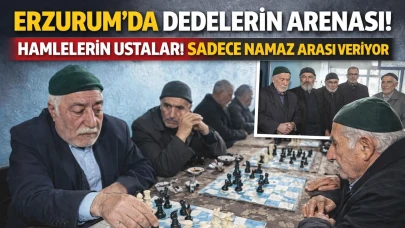 Erzurum'da dedelerin arenası! Hamlelerin ustaları sadece namaz arası veriyor