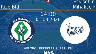01 Mart 2026 Rize Bld vs Eskişehir Mihalıççık maçı Hangi Kanalda Saat Kaçta Yayınlanacak?