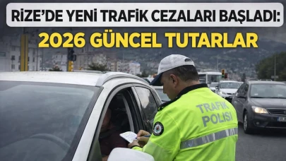 Rize’de yeni trafik cezaları başladı: 2026 güncel tutarlar