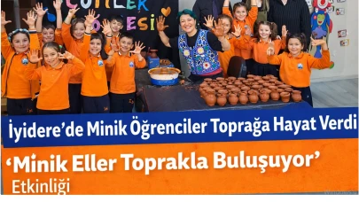 Rize İyidere’de Minik Eller Toprakla Buluştu: Anaokulunda Çömlek Atölyesi Düzenlendi