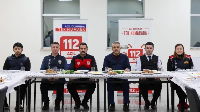 Vali İhsan Selim Baydaş, 112 Acil Çağrı Merkezi Personeliyle Sahurda Buluştu