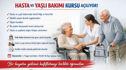 Vakfıkebir Halk Eğitimi Merkezi’nden 'Hasta ve Yaşlı Bakımı Kursu' Duyurusu