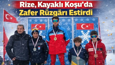 Rize, Kayaklı Koşu’da Zafer Rüzgârı Estirdi