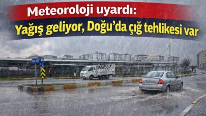 Meteoroloji uyardı: Yağış geliyor, Doğu'da çığ tehlikesi var