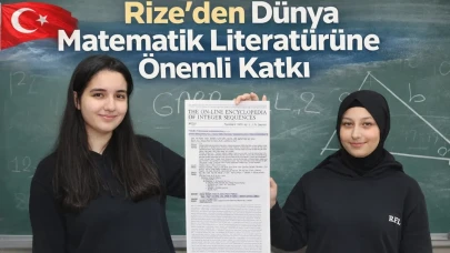 Rize’den Dünya Matematik Literatürüne Önemli Katkı