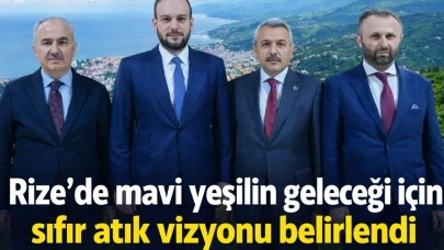 Rize'de mavi yeşilin geleceği için sıfır atık vizyonu belirlendi