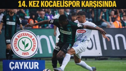 Çaykur Rizespor, Kocaelispor ile 14. randevusuna çıkıyor!