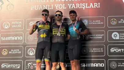 Konya Büyükşehir Belediyespor Bisiklet Takımı'ndan 5 madalya