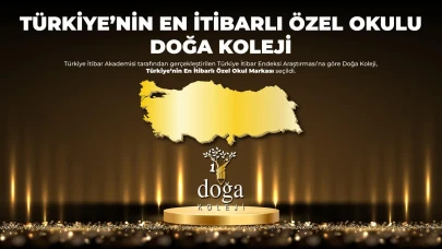 Doğa Koleji, Türkiye'nin En Saygın Özel Eğitim Kurumu Unvanını Kazandı!