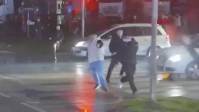 Samsun'da Trabzonspor otobüsüne taçlı saldırı