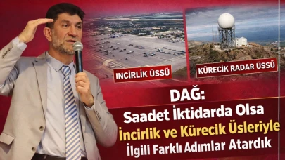Dağ: Saadet İktidarda Olsa İncirlik ve Kürecik Üsleriyle İlgili Farklı Adımlar Atardık