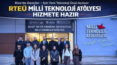 Recep Tayyip Erdoğan Üniversitesi Milli Teknoloji Atölyesi Hizmete Hazır