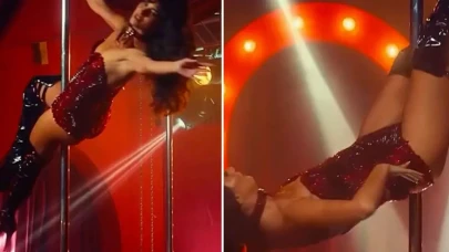 Tuba Büyüküstün'ün Çarpıcı Direk Dansı Sosyal Medyada Çok Konuşuldu!