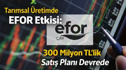 Tarımsal Üretimde EFOR Etkisi: 300 Milyon TL’lik Satış Planı Devrede