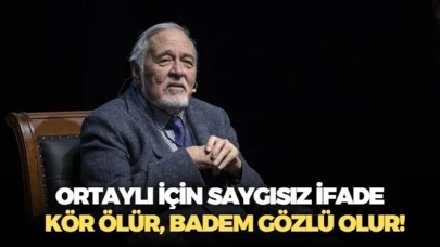 Prof. Ülger'in 'Her vefat eden, badem gözlü olur' ifadesiyle gündeme gelen İlber Ortaylı'ya beklenmedik tepkiler!