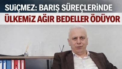 Suiçmez: Barış Süreçlerinde Ülkemiz Ağır Bedeller Ödüyor